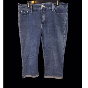 NYDJ Size 14 Cropped Jeans Lift Tuck Technology